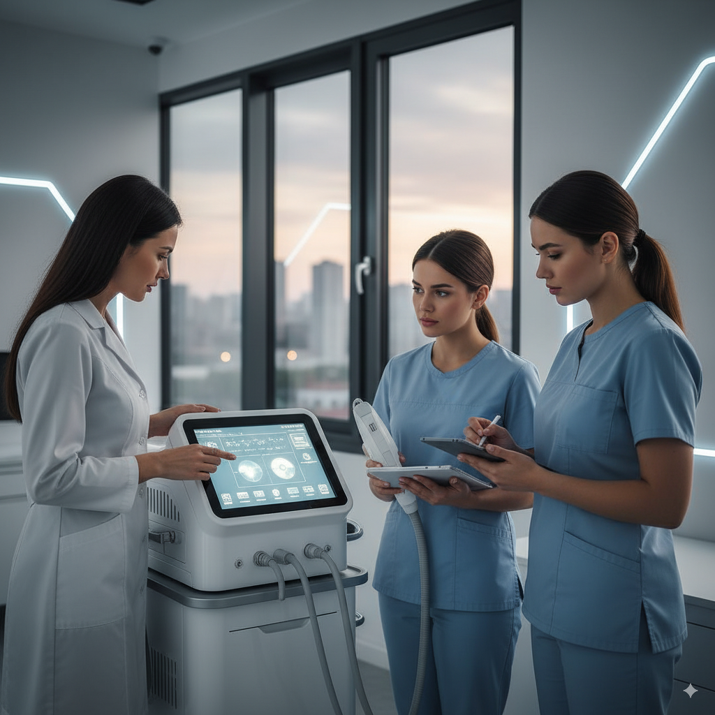 Vidéo équipement esthétique